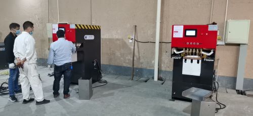 浙江寧波辦公家具廠家四臺數(shù)控點焊機(jī)調(diào)試完成